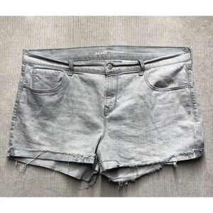 Old Navy Boyfriend Shorts Womens Denim Jeans 16 Cutoff Cuffed Beach Vacation